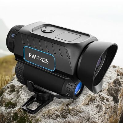FW-T425 Thermal Monocular with Magnesium Alloy Housing Ergonomic Design and Multi-user Connectivity for Outdoor Use