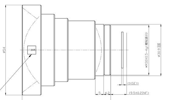 FWD-14 14mm F1.0 1280×1024@12μm LWIR Motorisiertes Zoomobjektiv