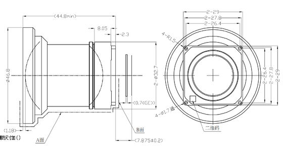 FWD-10 10mm F1.2 1280×1024@12μm LWIR Motorisiertes Zoomobjektiv mit 8-12 μm Wellenlänge für Wärmebilder