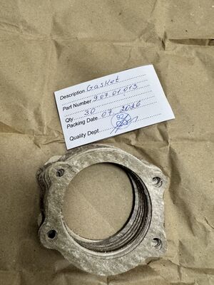 4 gleichmäßig verteilte Schraubenaufbauöffnungen hochtemperaturbeständige kreisförmige Mehrlochflanschendichtung für die Enddichtung in der Luftfahrtkreisförmige Dichtung